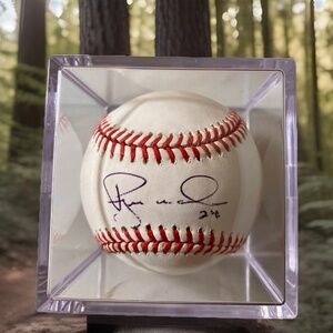 MLB Authenticated RARE Baseball Ryan McMahon 2/2021 Autographed Rockies With Box